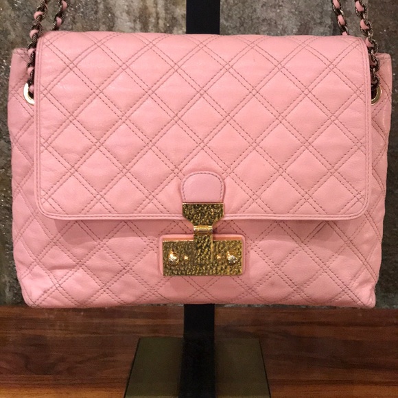Pink Quilted Marc Jacobs Handbag - Picture 1 of 8